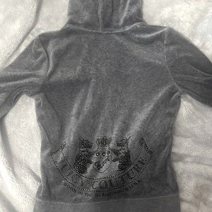Juicy couture rhinestone track suit top